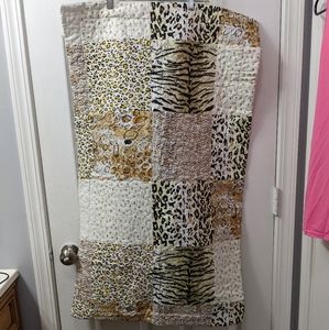 2 animal print shams...shams only